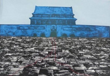 天安門 1 2007 ZXG 中国から Oil Paintings